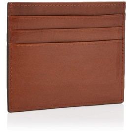 Ted Baker Men's Leather Rifle Travel Accessory-Envelope Card Holder, lightweight, TAN, One Size