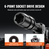 VEVOR 1" Drive Impact Socket Set, 8 Piece Deep Socket
