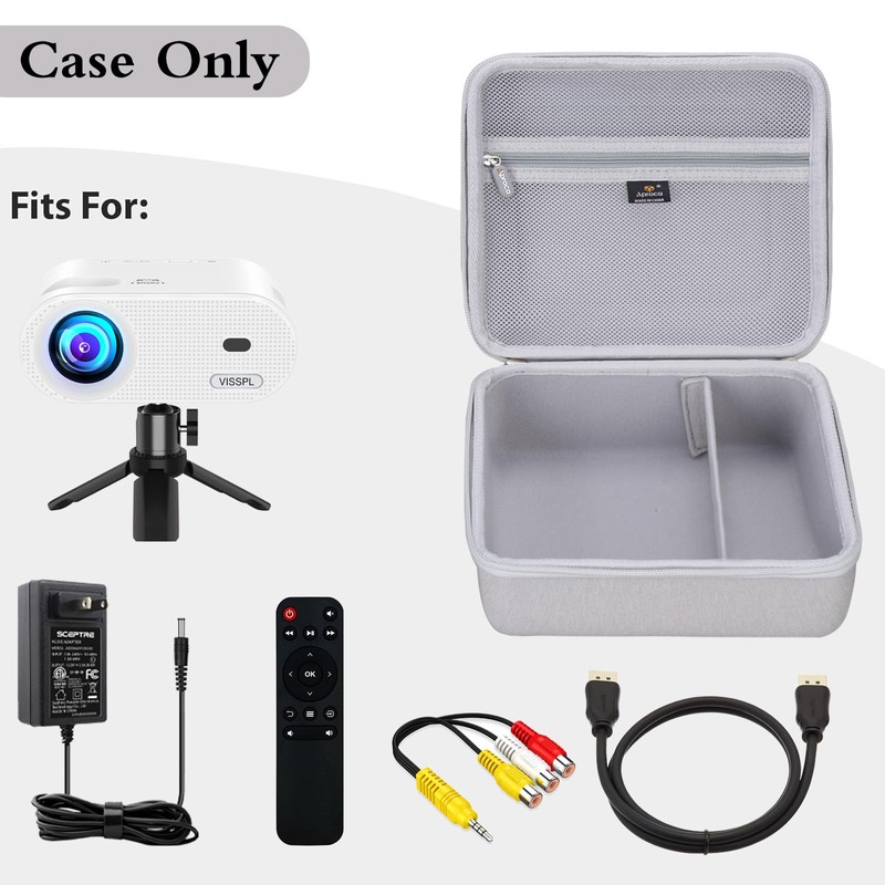 Aproca Portable Hard Storage Case, for VISSPL Mini Projector 1080P
