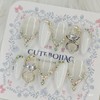Marriage Glam Handmade Nail Tips - Square S / 메리지