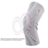 Knee Compression Sleeve Support with Patella Pad Side Stabilizers Compression