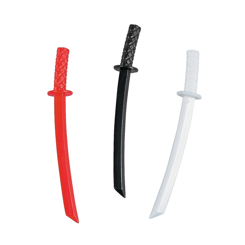Fun Express Ninja Sword Cupcake or Food Picks - 72