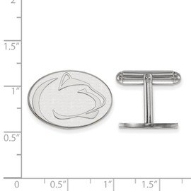 Penn State Nittany Lions Logo Cuff Links (Sterling Silver)