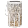 Garden Hanging Light Outdoor Solar Powered Lantern 5730LED White Forest
