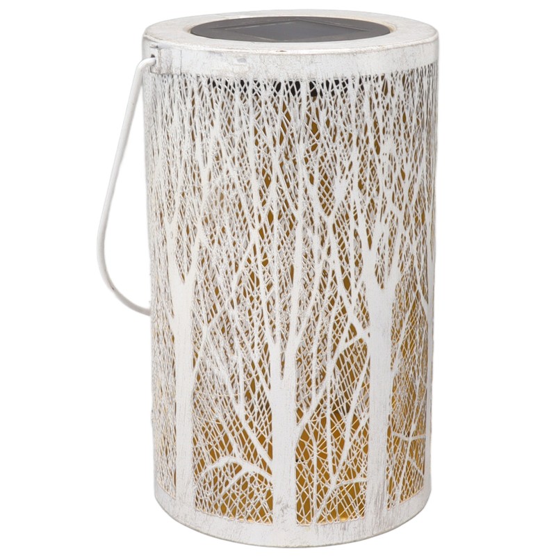 Garden Hanging Light Outdoor Solar Powered Lantern 5730LED White Forest