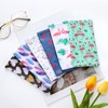 Soleebee 3 Pack Portable Eyeglasse Pouch Soft Leather Anti-Scratch Glasses
