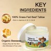 Mauiluxy Tallow and Honey Balm Handmade All Natural Grass Fed