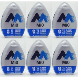 Mio 6 Mio BLUEBERRY LEMONADE Liquid Water Enhancer Drink Mix Drops 72 SERVINGS TOTAL