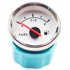 DunkTeam 52mm(2") Digital Fuel Level Gauge Universal Fuel Level Meter 0-190 ohm Signal with Backlight for Marine Boat Car Motorcycle