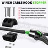 HOKINETY Synthetic Winch Rope Kit - 1/4" x 50' 10000