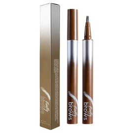 Magic Brown Eyebrow Pencil & Eyebrow Pen – Inclined Angle Eyebrows Pencil, Waterproof, Long-Lasting for Natural-Looking Full Brows