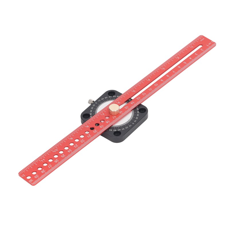 Compass Scriber 360° Aluminum Alloy Dual Scale Ruler Scribing Tool