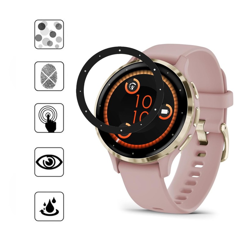 Aemus Compatible for Garmin Venu 3S Screen Protector (3 Pack)