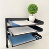 UISKOOPW Clamp On Desk Shelf for Office Classroom Organizers,Paper File