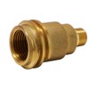 Chironal 2Pcs Brass 5042 Male QCC1 Acme Nut Propane Gas