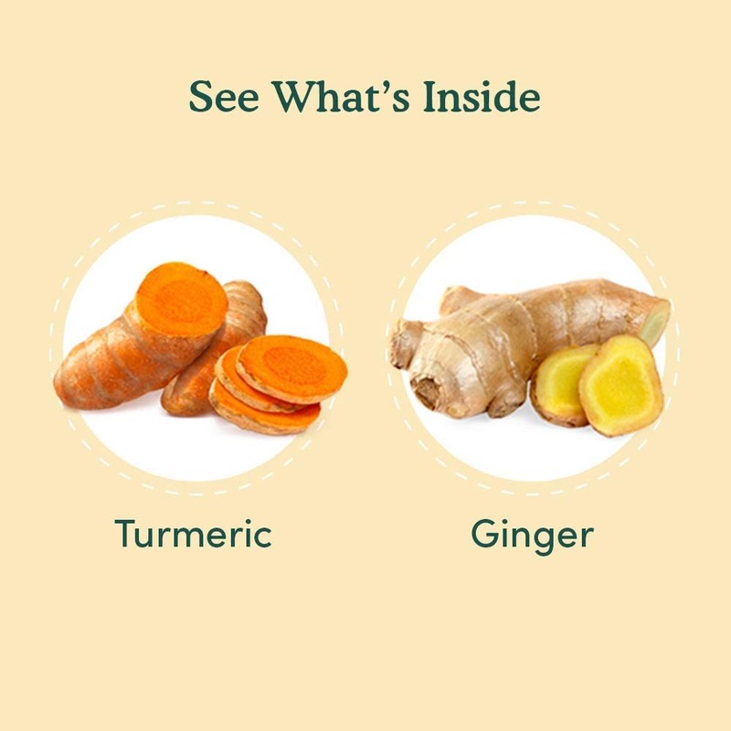 VAHDAM, Organic Turmeric Ginger Herbal Tea (100 Tea Bags) |