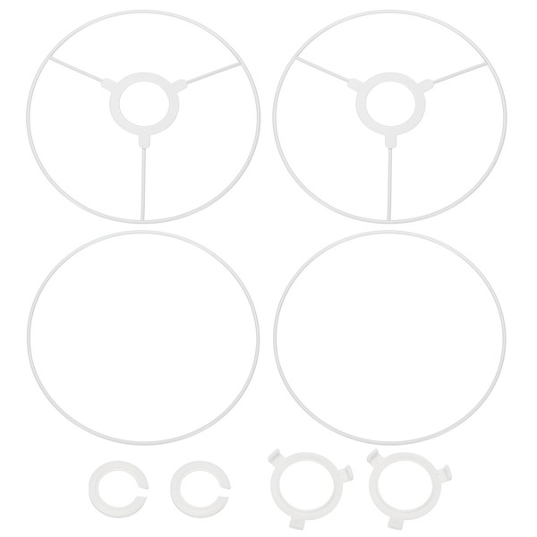 PATIKIL 7.9 Inch Lamp Shade Ring, 2 Set Lamp Shade