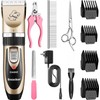 Sminiker Professional Rechargeable Cordless Dogs Cats Horse Grooming Clippers -