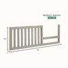 Evolur Remy Toddler Guard Rail, Easily Attachable, Solid Poplar Wood