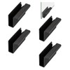UFURMATE Glass Finger Edge Pull, 4Pcs Cabinet Finger Pull Handle