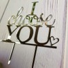 I Choose You - Decoración para tartas de boda para