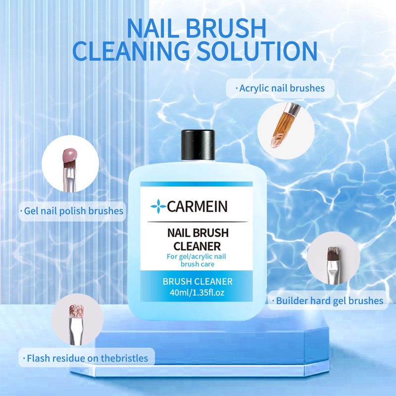 Nail Brush Cleaner - Special for Gel/Nail Art Brushes Cleaning