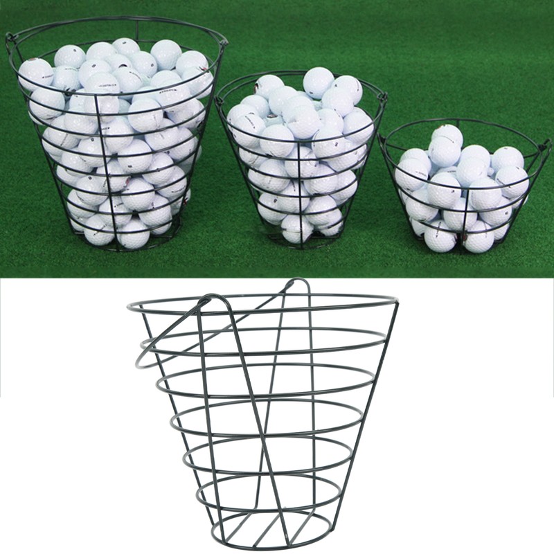 Golf Ball Storage Basket Metal Lightweight Large Capacity Basket Container