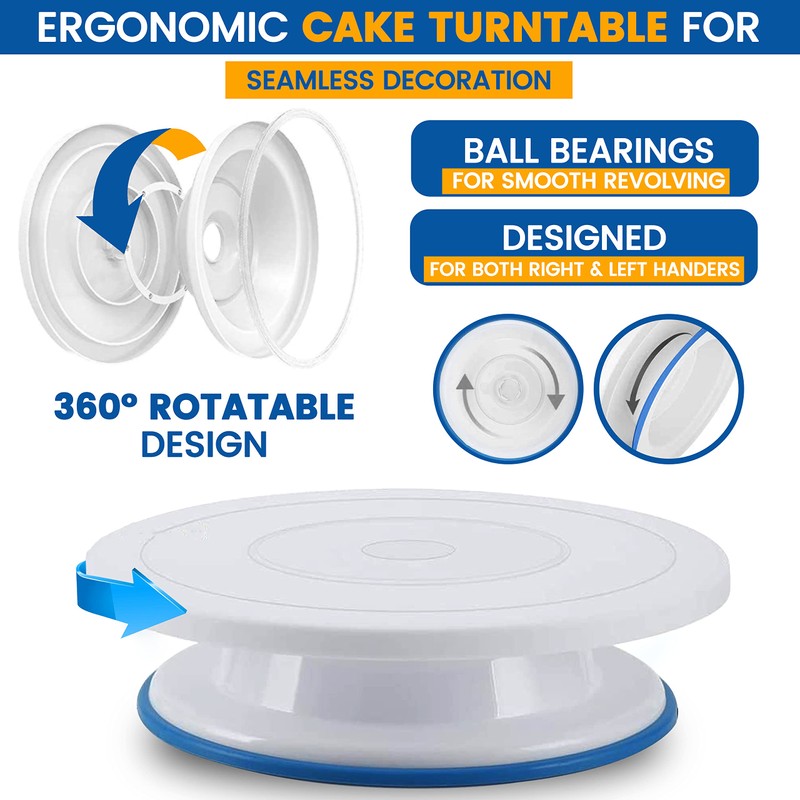 RFAQK Cake Decorating Kit Tools - RFAQK 130 Pcs Cake