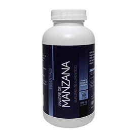 Essentials VINAGRE DE MANZANA | 90 Cápsulas de 600mg | Apple Cider Vinager | No tiene sabor fácil de tomar