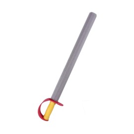Vaveren Fencing Foam Sword Toy, Kids Foam Sword, Role Play Practice Prop, Sword Pretend Play Toy for Birthday, red