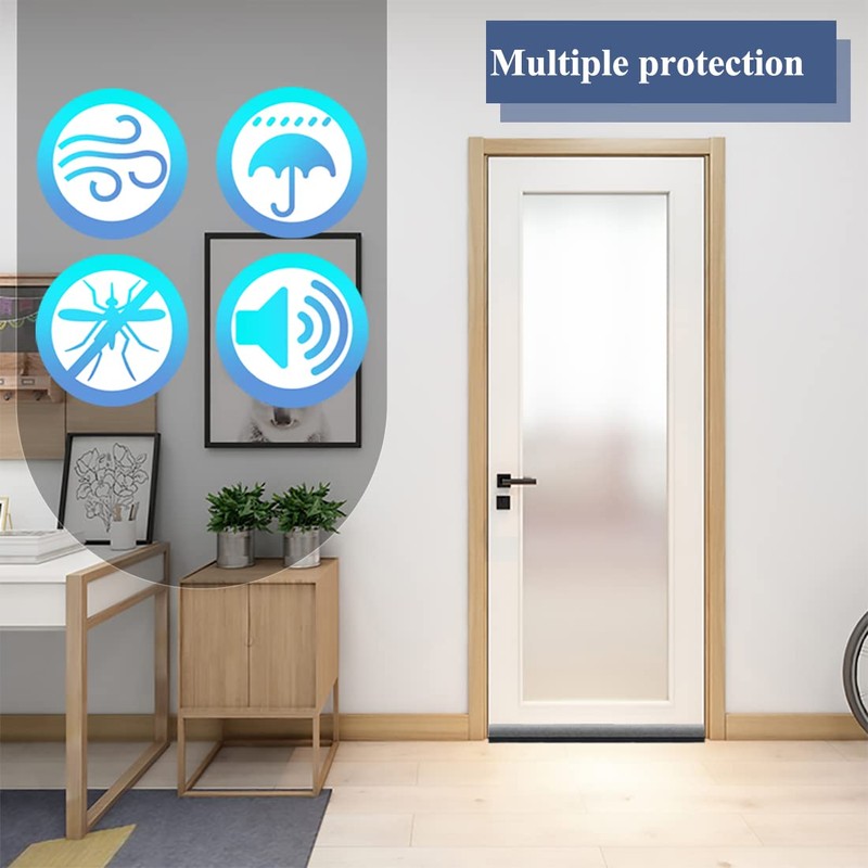 Draft Excluder for Doors - 96cm, Efficient Noise Blocker, Cold