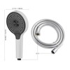 Round Large panel Showerhead with hose, High pressure 4-function shower