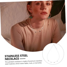 Ipetboom Mother's Day Stainless Steel Necklace for Mum Elegant Pendant Jewelry for Mother's Day Birthdays Year Christmas Stylish and Chic for Everyday Wear