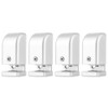 4Pcs Adjustable Sliding Door Stopper Roller Guide Hardware Accessory for