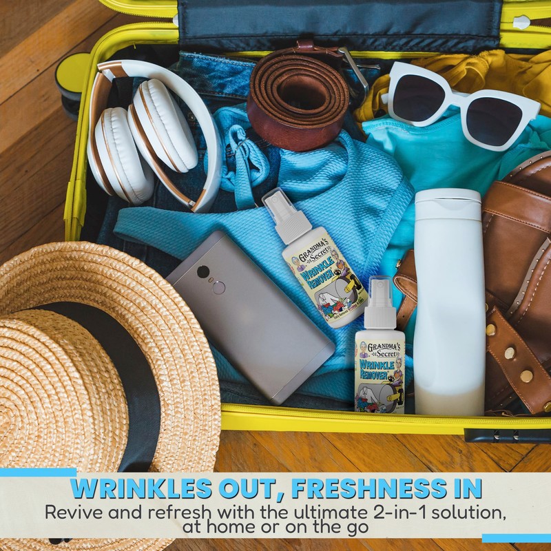 Grandma's Secret Wrinkle Remover Spray - Easily Removes Wrinkles &