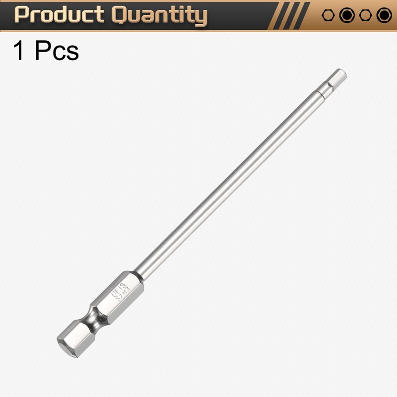 HARFINGTON H3.0 Hex Head Screwdriver Bit 3.0mm Metric Flat Tip