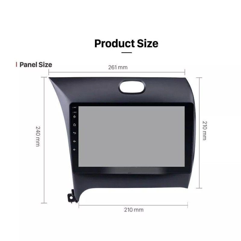 Unbranded CarPlay Radio Stereo GPS Android 13 For Kia Forte