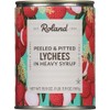 Roland Whole Lychees in Heavy Syrup (19.9 oz Cans) 2