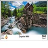 Crystal Mill Landscape Flower Jigsaw Puzzle for Seniors Adults Kids