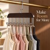 Wooden Multi-Hook Hanger for Bras, Tank Tops & Camisoles –