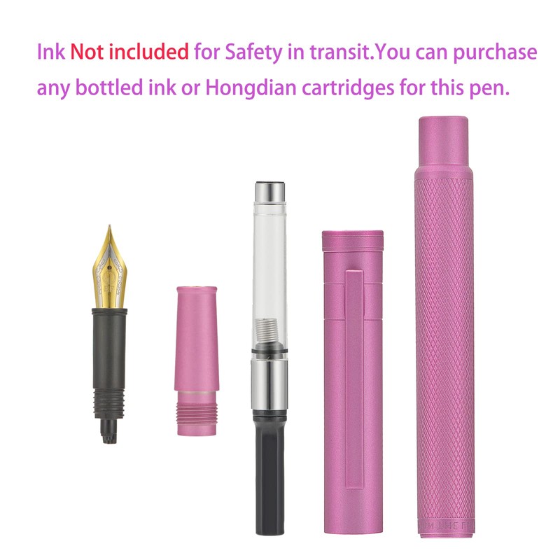 Hongdian Pink Forest Fountain Pen Extra Fine Tip Fountain Pen