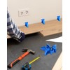 QWORK® Set of 20 Floor Spacers for Laying Parquet and