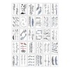 Tattoo Sticker E SET (30 Pcs) 3ea