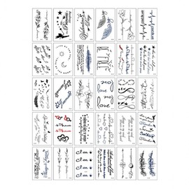 Tattoo Sticker E SET (30 Pcs) 3ea