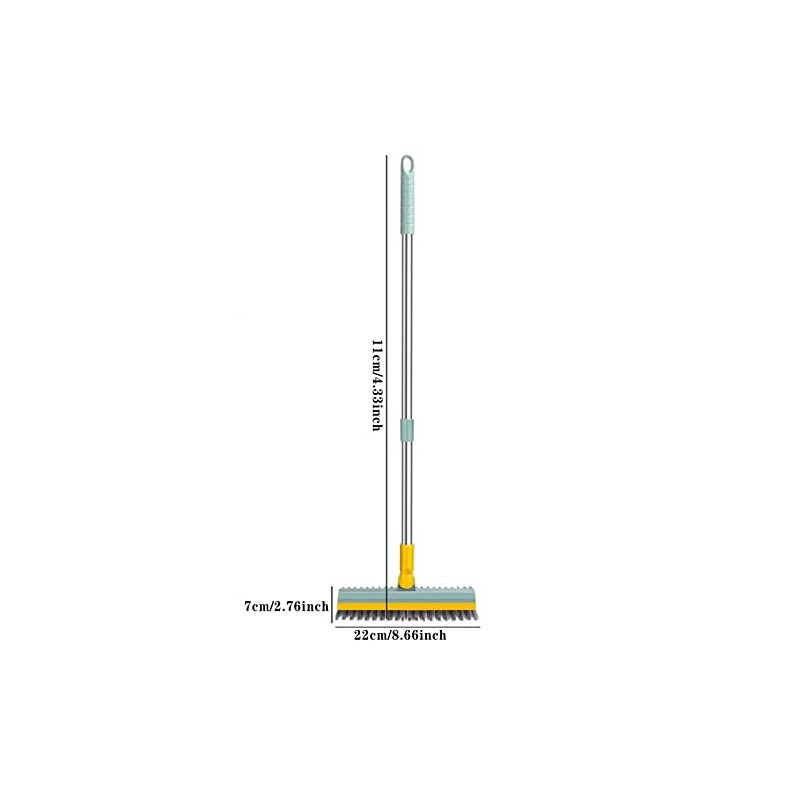 QUINTRA Hard Cleaning Brush with Long for Bathroom Floors, Tile