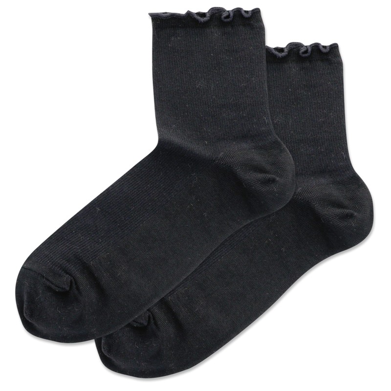 Hot Sox Women's Fun Pattern and Solid Crew Socks-1 Pair