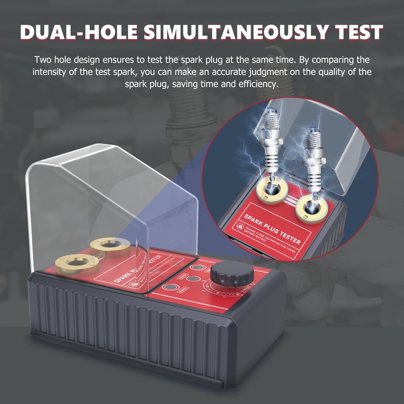 MRCARTOOL Spark Plug Tester Car Spark Plug Tester with Adjustable