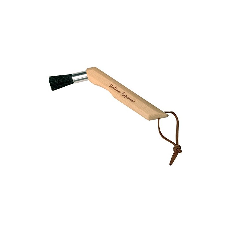 Redecker Natural Pig Bristle Curved Espresso Maker Brush with Oiled