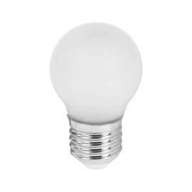 Tecnolite - Foco G45 Globo LED Filamento 4.5 W, Luz Suave Cálida, Frosted, Base E27, Atenuable