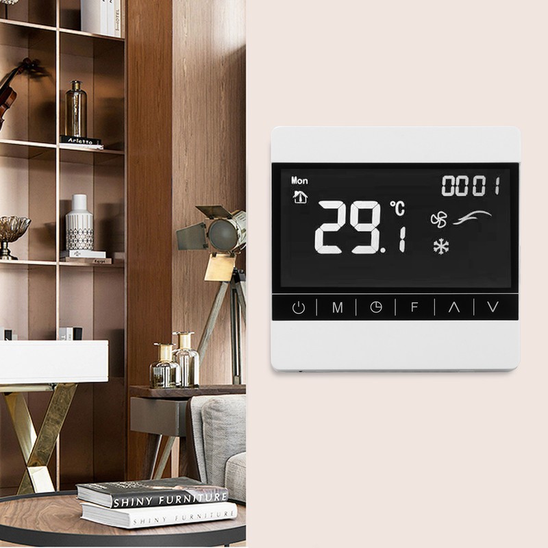 AC220V Underfloor Heating Thermostat Programmable Intelligent Heating Temperature Controller
